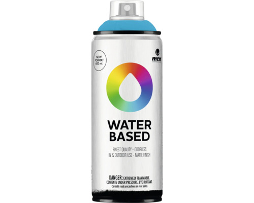 MTN Sprühlack Water Based RV-217 cerulean blue matt 400 ml
