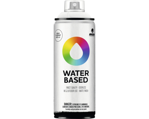 MTN Sprühlack Water Based RV-9010 titanium white matt 400 ml