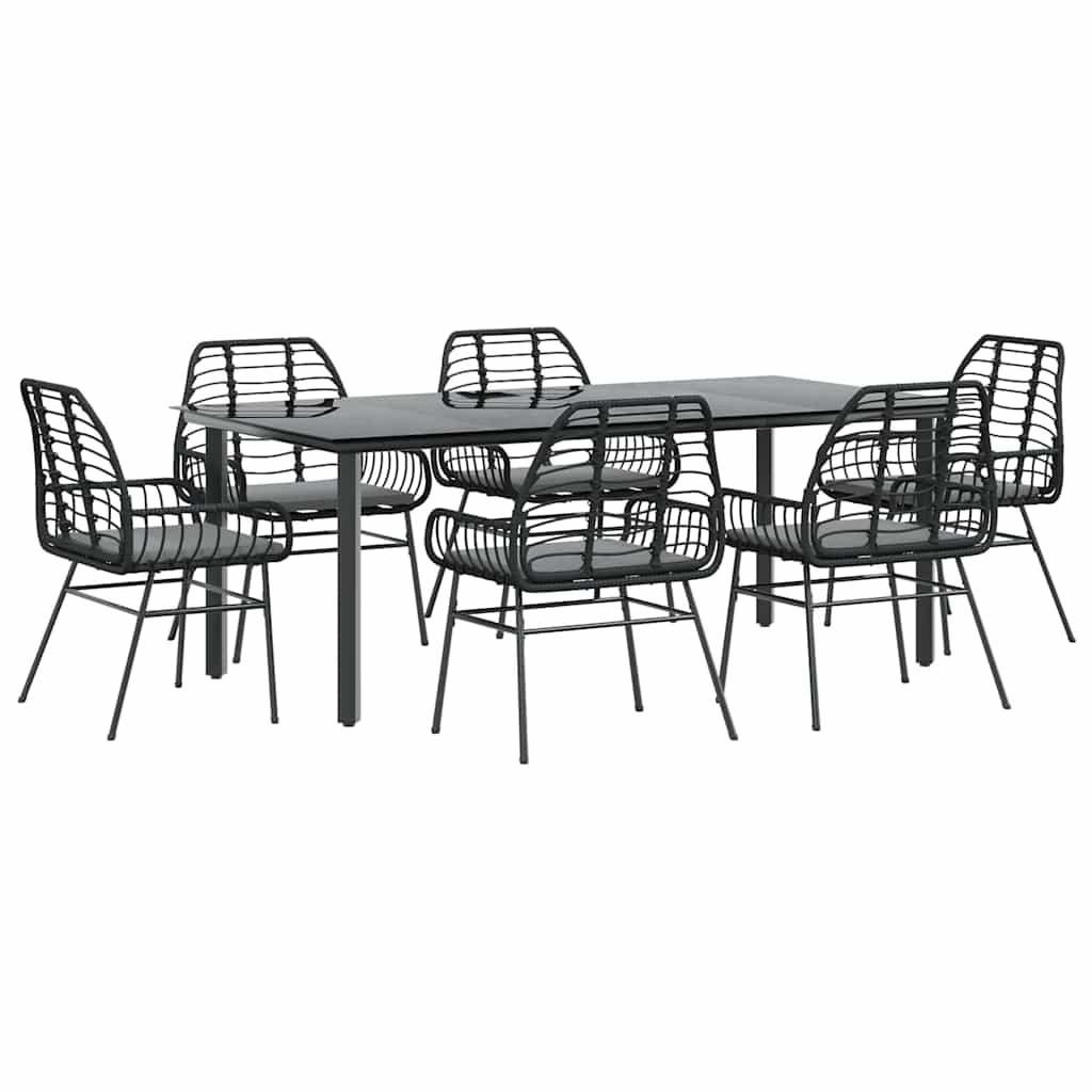 Garten essgruppe poly-rattan