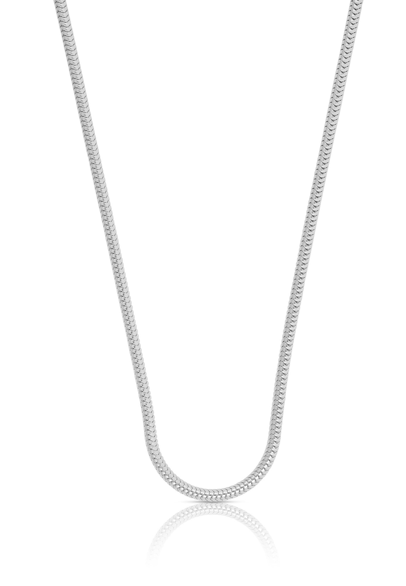 Collier Schlange Weissgold 750, 1.9mm, 45cm