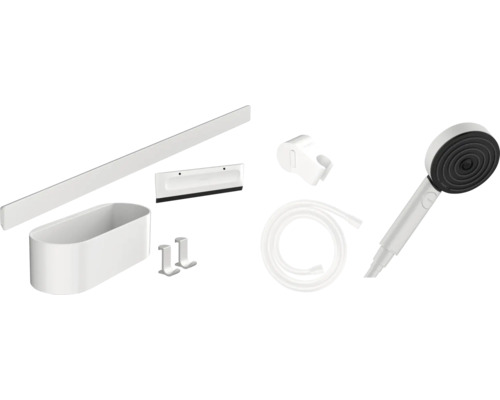 Brausegarnitur hansgrohe WallStoris 24291700 weiß