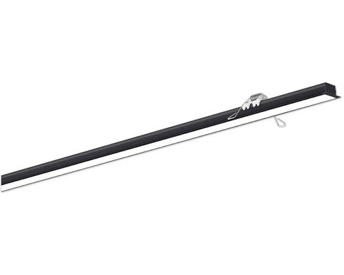Radium Alu LED Einbau Profilset mit Flügeln 2 m 25x13 mm schwarz FXZA4559