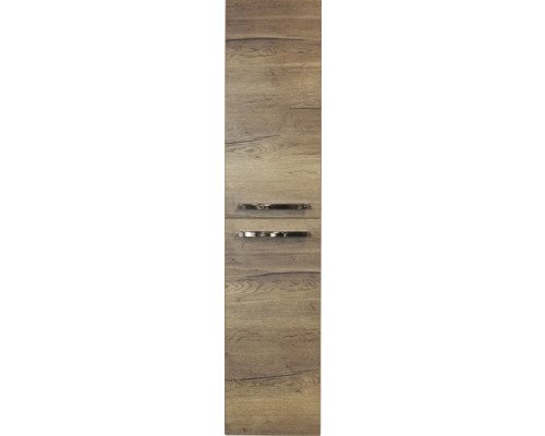 Sanox Hochschrank K-Line BxHxT 35 x 160 x 35 cm Frontfarbe tabacco