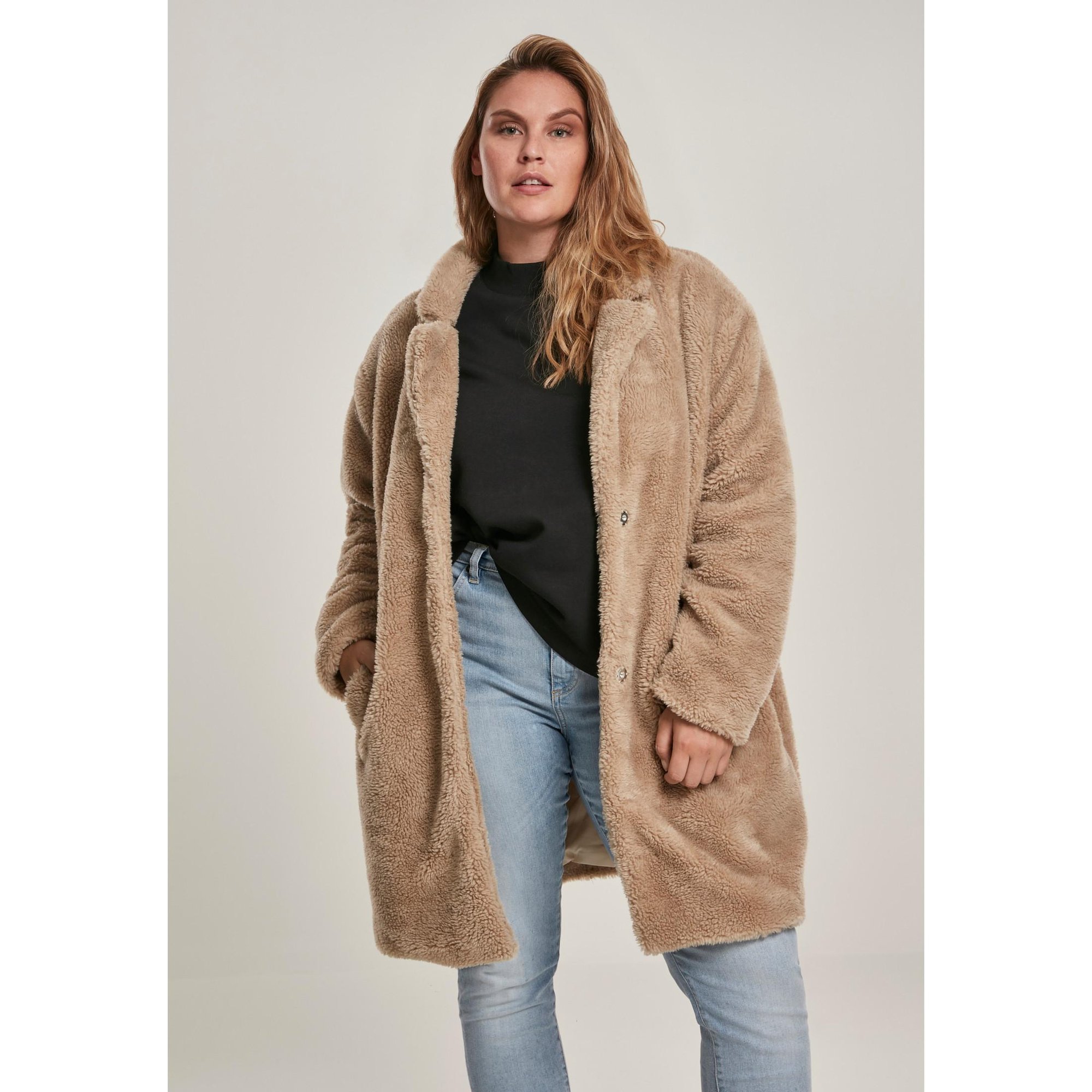 damen urban classic übergroßer sherpa gt-parka