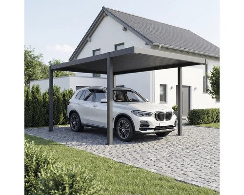 Abri individuel Konsta 300 x 500 cm anthracite