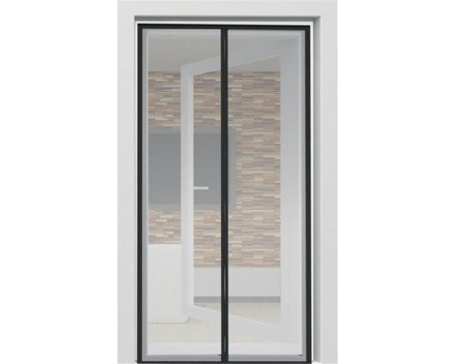 Magnet Türvorhang home protect Premium ohne Bohren weiss 100 x 220 cm