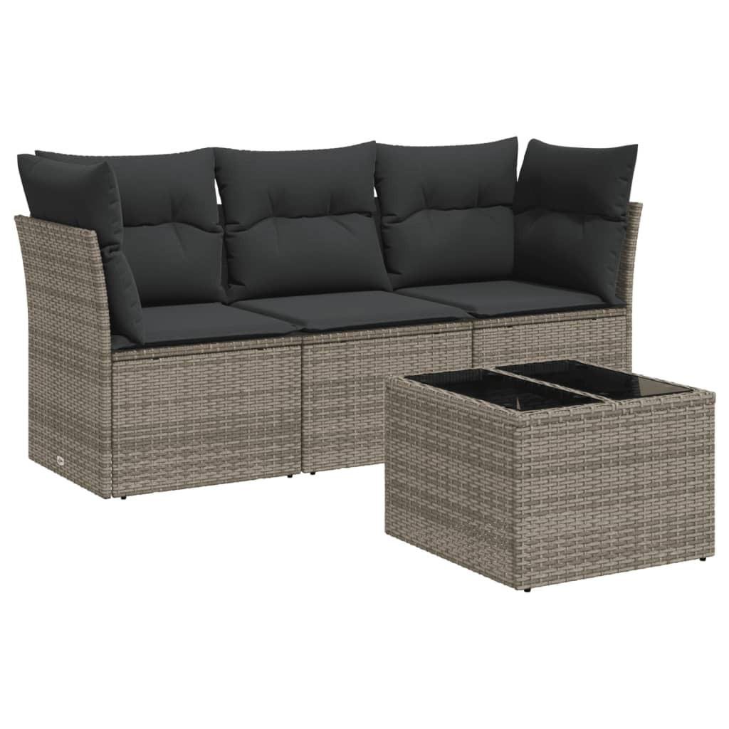 Garten sofagarnitur poly-rattan