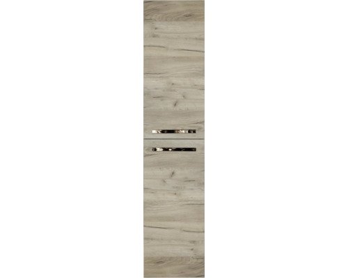 Sanox Hochschrank K-Line BxHxT 35 x 160 x 35 cm Frontfarbe craft oak