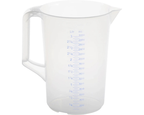 Hünersdorff Messbecher 3 l transparent