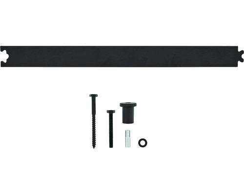Intersteel Zwischenschiene 45 cm schwarz
