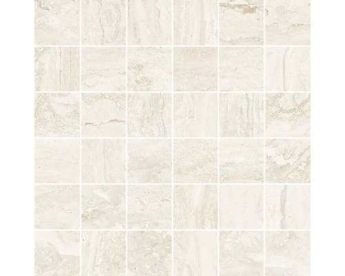 Feinsteinzeug Wand- und Bodenfliese PALATINO ivory BxLxS 30x30x0.9 cm