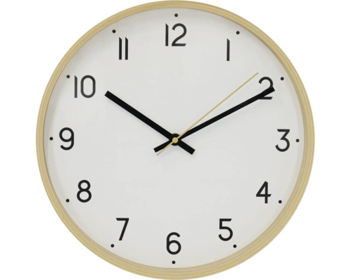 Wanduhr Holz weiss Ø 30 cm