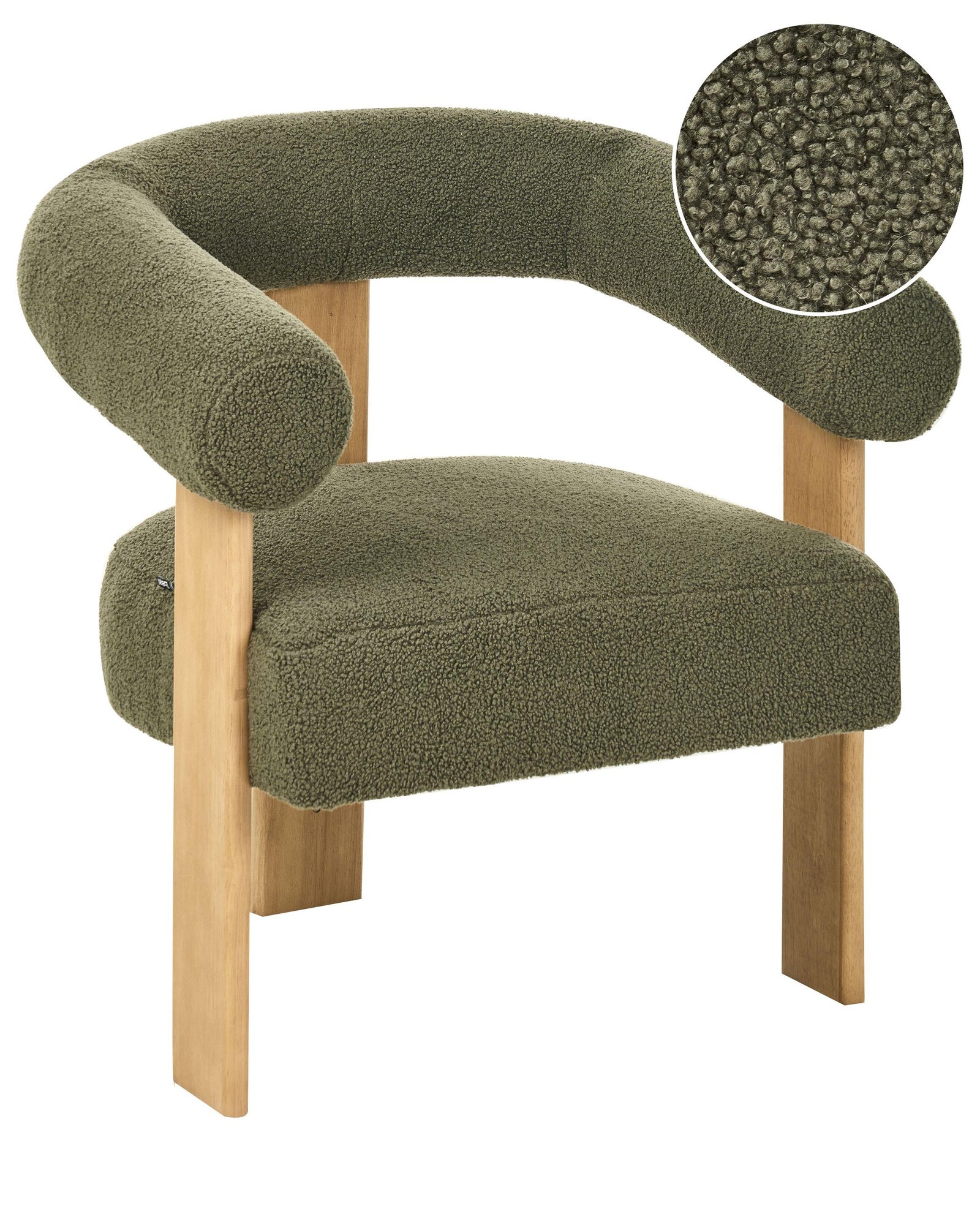 Sessel aus Bouclé Rustikal ILBRO