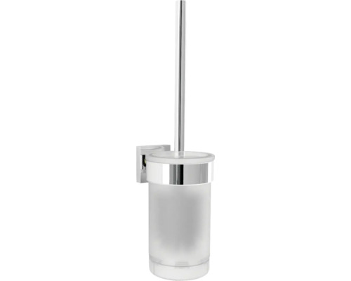 REIKA WC-Bürstengarnitur SAGA WC-Bürstenkopf aus Silikon chrom glänzend