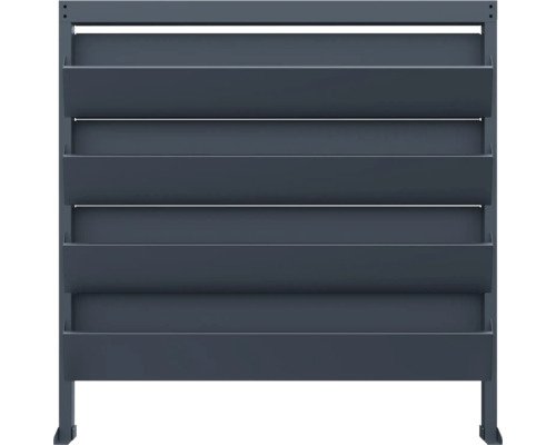 Hochbeet vertikal Floraworld 100 x 26 x 100 cm anthrazit