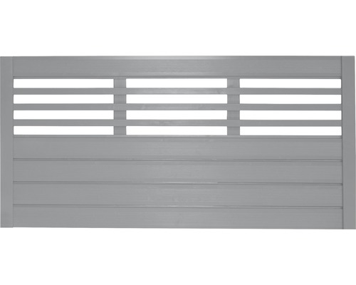 Vorgartenzaun Konsta Style 180 x 90 cm hellgrau
