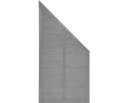 Abschlusselement Konsta Venga 90 x 180/90 cm rechts, hellgrau
