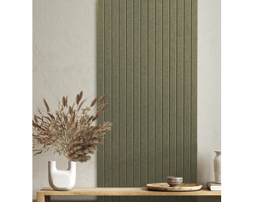 Akustikpaneel Talud Bamboo mit PET-Filz grün/braun 120 x 60 cm