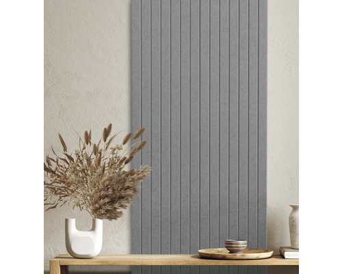 Akustikpaneel Talud Brain mit PET-Filz grau 120 x 60 cm