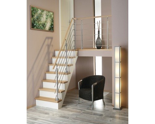 Pertura Handlauf Buche lackiert L:1500 mm Ø 40 mm (8)