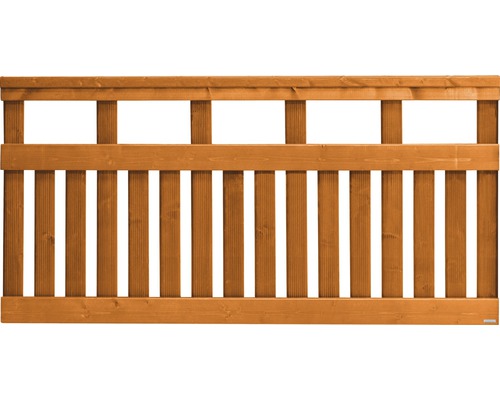 Vorgartenzaun Konsta Elda 180 x 90 cm kirschbaumoptik