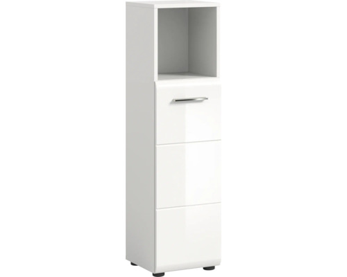 Xonox.home Midischrank Ice BxHxT 30 x 110 x 30 cm Frontfarbe weiss hochglanz