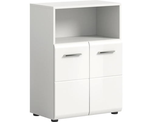 Xonox.home Schrank Ice BxHxT 60 x 80 x 30 cm Frontfarbe weiss hochglanz