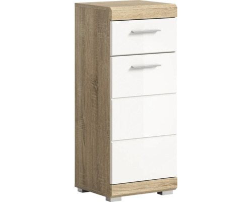 Xonox.home Schrank Lambada BxHxT 37 x 88 x 31 cm Frontfarbe weiss hochglanz