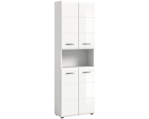 Xonox.home Hochschrank Ice BxHxT 60 x 185 x 30 cm Frontfarbe weiss hochglanz