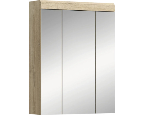 Xonox.home Spiegelschrank Lambada BxHxT 60 x 79 x 18 cm eiche
