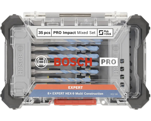 Bosch PRO Impact Mixed Schlagschraubendreher-Bit-Satz 35-tlg