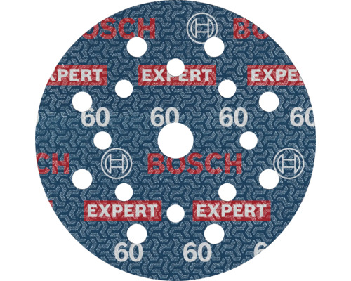 Bosch Schleifblatt für Exzenterschleifer 125 mm Korn 60 Gelocht 50 Stück