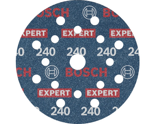 Bosch Schleifblatt für Exzenterschleifer 125 mm Korn 240 Gelocht 50 Stück