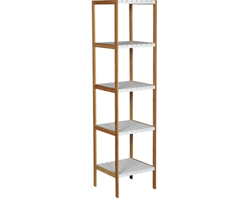 Regal Bambus MDF 140x34x33 cm