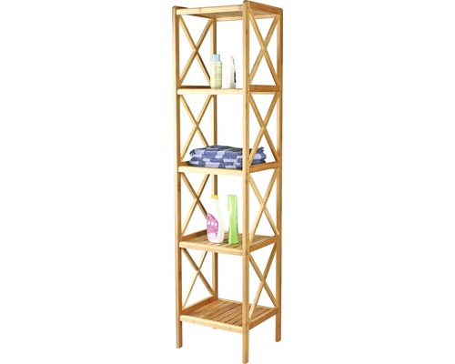Standregal Bambus 153x36.5x33 cm