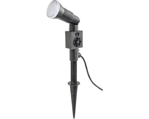 GardenLine Spot mit LED Lampe 6W 400 lm IP 44 3 m