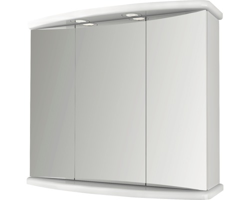 Baden Haus LED-Spiegelschrank Ascoli BxHxT 77.2 x 65.8 x 25 cm weiss