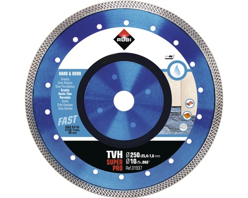 Rubi Diamanttrennscheibe TVH 250 SUPERPRO Ø 250 x 25,4 mm