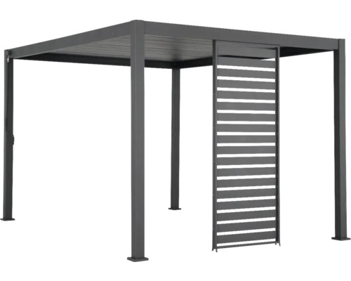 Lamellenwand horizontal Mirador Classic, Deluxe 111 123 x 235 cm anthrazit