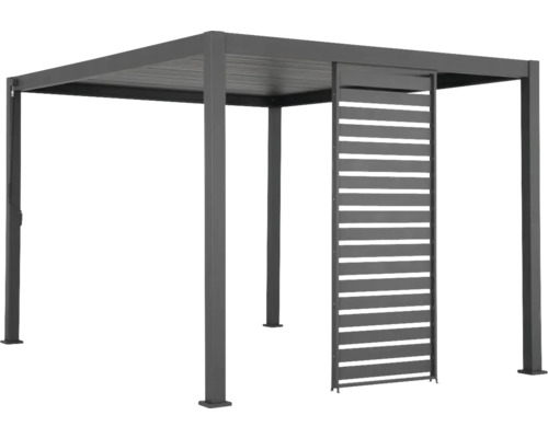 Lamellenwand horizontal Mirador Classic, Deluxe 111 93 x 235 cm anthrazit