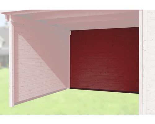 Rückwand für Anbau 300 cm 21mm rot