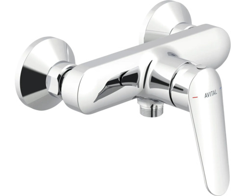 AVITAL Duscharmatur CLARO ECO Schweizer Stichmass chrom