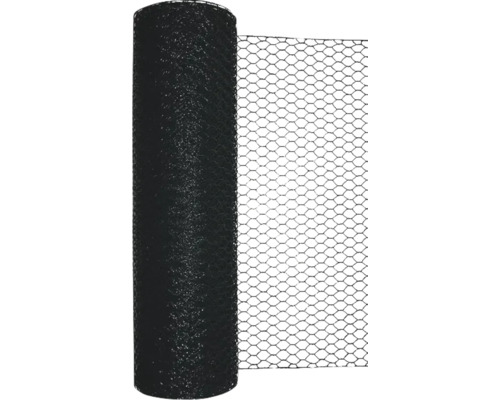Drahtgeflecht sechseck 13 mm 100 cm 10 m Rolle, grün verzinkt