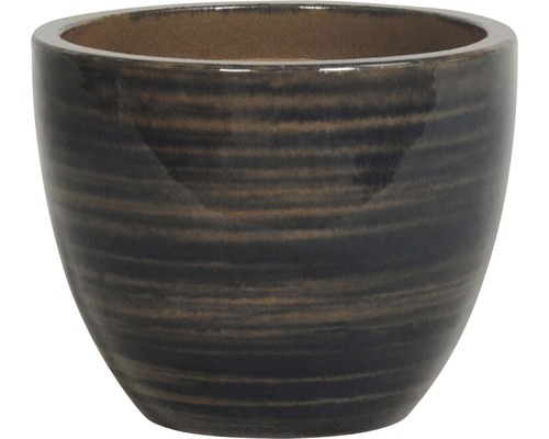 Pflanztopf Lafiora Natur Keramik Ø 22 H 18 cm dunkelblau