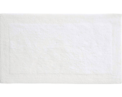 Badteppich Grund Luxor 70 x 120 cm weiss