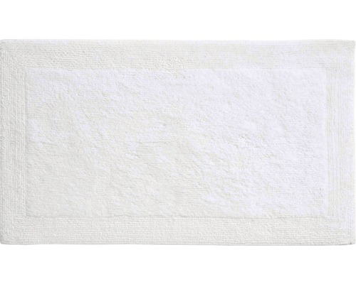 Badteppich Grund Luxor 60 x 100 cm weiss