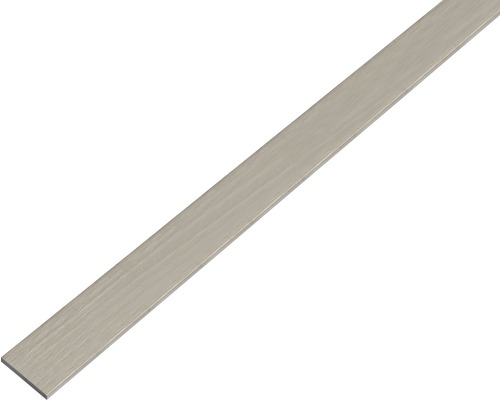 ALBERTS Flachstange Aluminium edelstahldesign dunkel selbstklebend 20 x 2 mm 1 m