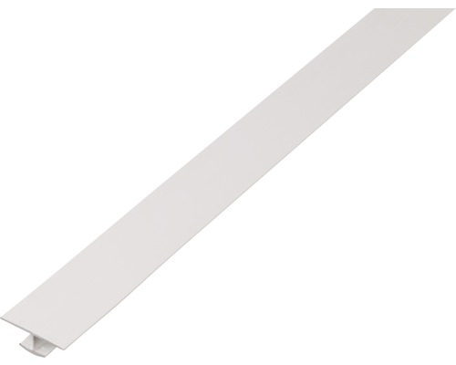 H-Profil PVC weiss 25 x 4 x 12 x 12 mm 2,6 m