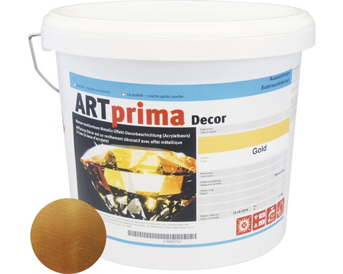 Kabe Wandfarbe gold 4,5 L