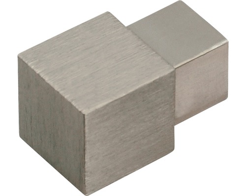 Aussenecke Dural Squareline Alu Titan gebürstet10 mm Inhalt 2 Stück